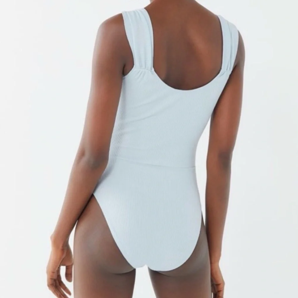 Out From Under from Urban Outfitters Beatrice Cinched Cutout Bodysuit, Size M - Picture 3 of 10
